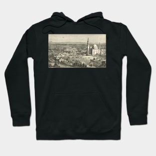 Engraving of Capital City Cairo 1881 Hoodie